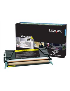Lexmark X746A1YG - Jaune - Toner Lexmark
