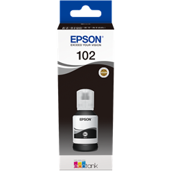 Epson 102 - Epson C13T03R140 - EcoTank 102 - Noir - Flacon d'encre Epson 2