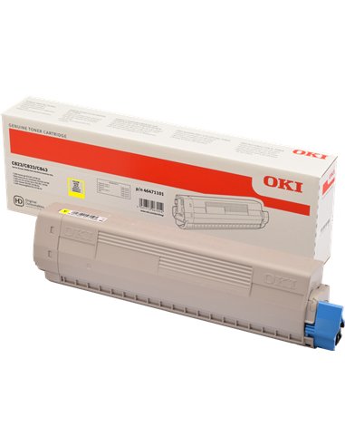 OKI 46471101 - Jaune - Toner Oki pour C823/833/843