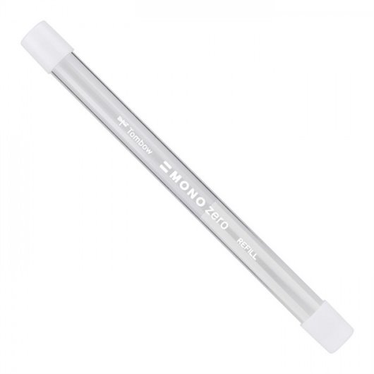 TOMBOW Tube de 2 Recharges pour stylo gomme Mono Zero, pointe ronde d2,3mm