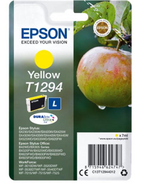 Epson T1294 - Epson Pomme - Jaune - Cartouche d'encre Epson