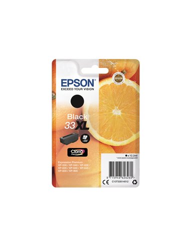 Epson T3351 - Epson 33XL -Epson  Orange - Noir - Cartouche d'encre Epson
