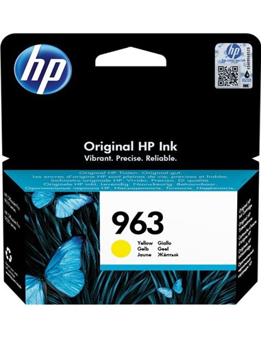 HP 963 - HP 3JA25AE - Jaune - Cartouches HP 