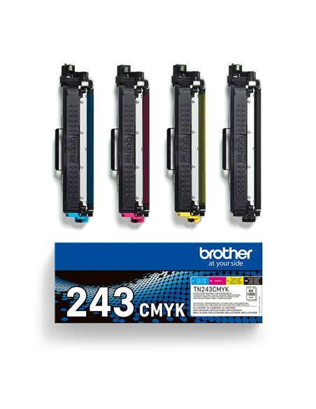 Brother TN-243 - Noir, Cyan, Magenta, Jaune - Pack de 4 Toners Brother