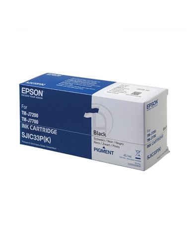 Epson SJIC33P - C33S020655/C33S020700/SJIC33P(K) - Noir - Cartouche