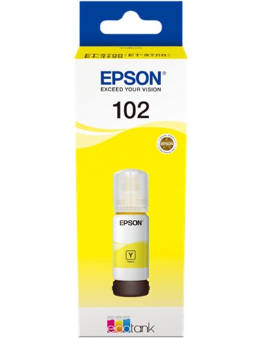 Epson 102 - Epson C13T03R440 - EcoTank 102 - Jaune - Flacon d'encre Epson