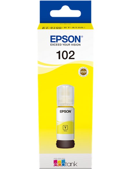 Epson 102 - Epson C13T03R440 - EcoTank 102 - Jaune - Flacon d'encre Epson