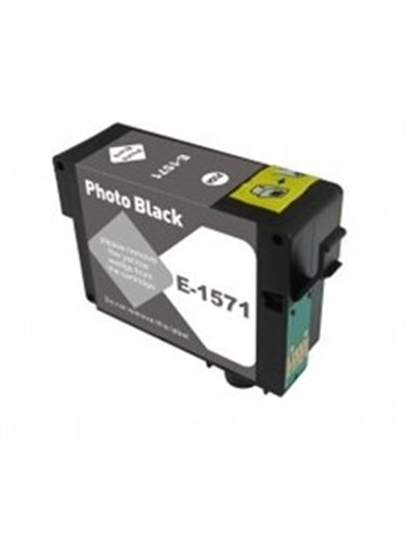 Compatible Epson T1571 - Epson  Tortue - Noir photo - Cartouche Epson
