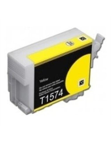 Compatible Epson T1574 - Epson  Tortue - Jaune - Cartouche Epson