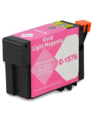 Compatible Epson T1576 - Epson  Tortue - Magenta light - Cartouche Epson