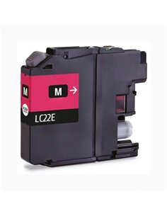 Compatible Brother LC-22EM - Magenta - Cartouche compatible Brother