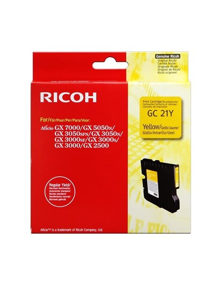 Ricoh 405535 / GC-21Y - Jaune - Cartouche