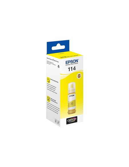 Epson 114 - C13T07B440 - Jaune - Flacon Epson