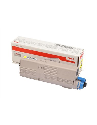 Oki 46490401 - Jaune - Cartouche Oki