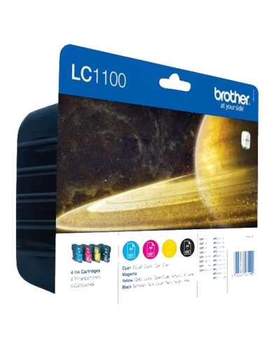 Brother LC-1100VALBP - Noir, Cyan, Magenta, Jaune - Pack 4 Cartouches Brother