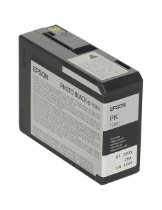 T5801 Noir Photo Cartouche jet d'encre Epson