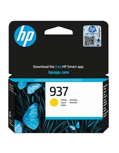 HP 937 - HP 4S6W4NE - Jaune - Cartouche HP