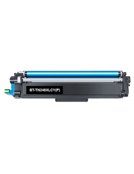 Compatible Brother TN-248XLC - Cyan - Toner Compatible Brother