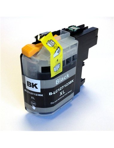 Brother LC-123BK - Noir - Cartouche d'encre Compatible Brother