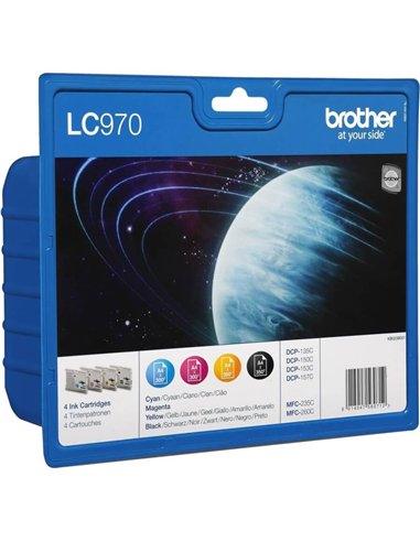 LC-970VALBP - Noir / Couleurs - Pack de Cartouches Brother (4 cartouches)