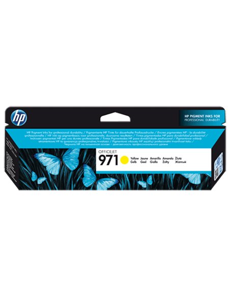 971 - Jaune - Cartouche HP OfficeJet Pro