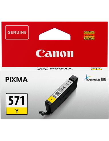 CLI-571Y XL - Jaune - Cartouche Haute Autonomie Canon 