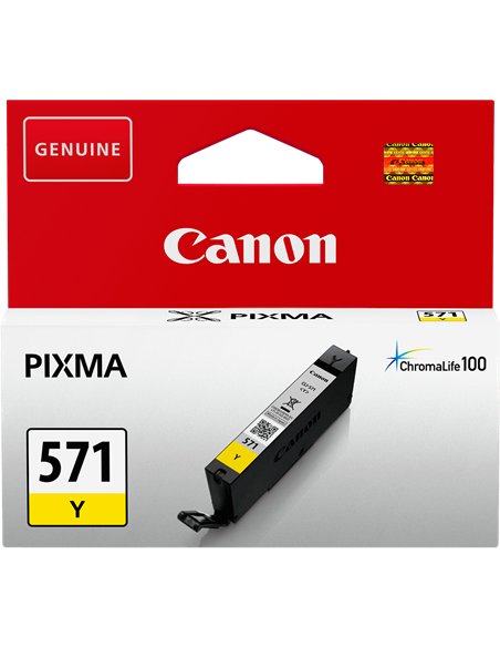 CLI-571Y XL - Jaune - Cartouche Haute Autonomie Canon 