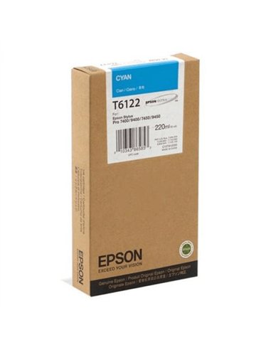T6122 - Cyan - Cartouche Epson