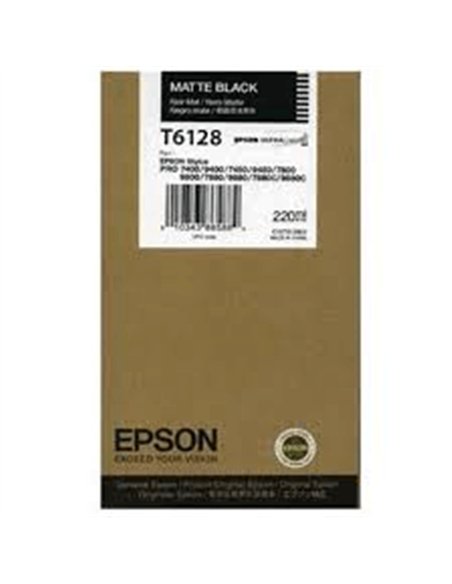 Epson T6128 - noir mat - originale - cartouche d'encr
