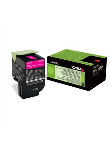 Lexmark 802HM - Magneta - Cartouche de toner Lexmark