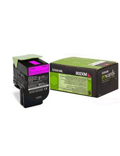 Lexmark 802XM - Magneta - Cartouche XXL de toner Lexmark