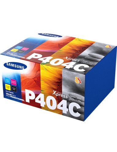 CLT-P404C - Noir / Couleurs - Pack de Toners Samsung (Lot de 4)