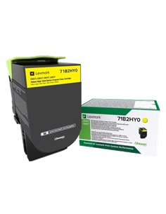Lexmark CS417/CX417/CS517/CX517 - 71B2HY0/71B0H40 - Jaune - Toner
