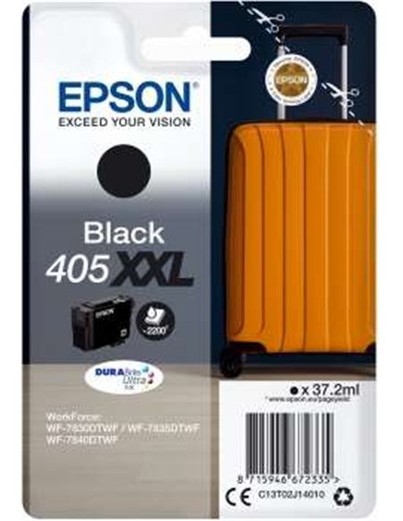 Epson 405XL - C13T05H64010 - Valise - Noir, Cyan, Magneta, Jaune - Pack de 4 Cartouches