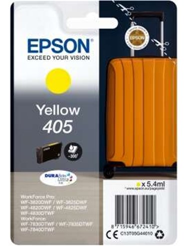 Epson 405 - C13T05G44010 - Valise - Jaune - Cartouche