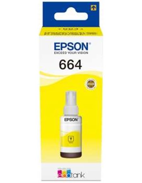 Epson T6644 - C13T664440 - Jaune - Bouteille